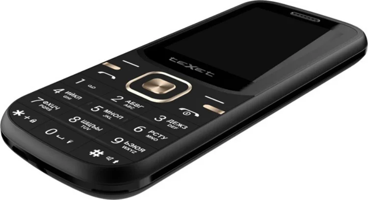 Картинка Мобильный телефон TEXET TM-216 Black