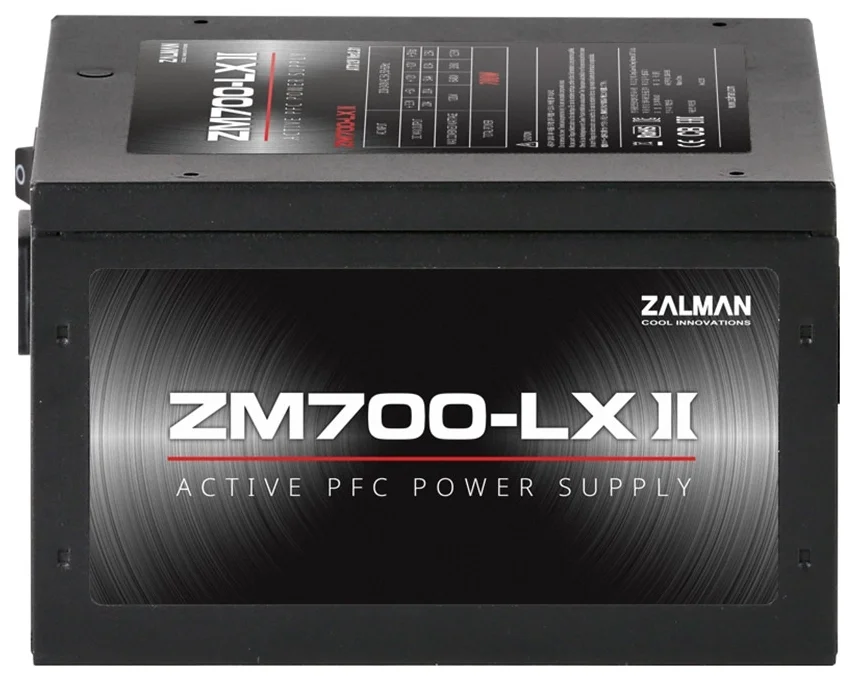 Картинка Блок питания ATX ZALMAN ZM700-LX II 700W