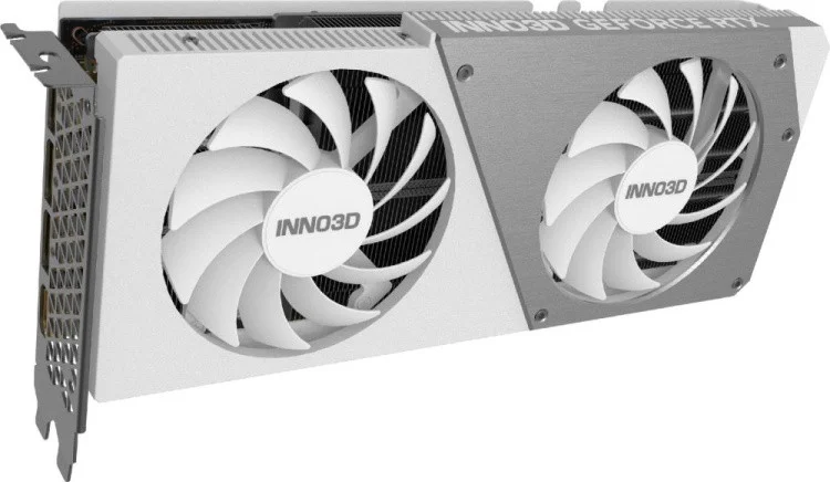 Фото Видеокарта INNO3D GeForce RTX4070 Twin X2 OC WHITE 12G GDDR6X N40702-126XX-185252W