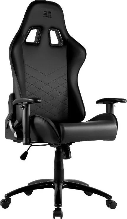 Фотография Игровое компьютерное кресло 2E GAMING Chair BUSHIDO Black/Black (2E-GC-BUS-BK)