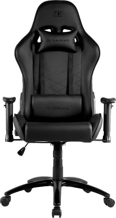 Картинка Игровое компьютерное кресло 2E GAMING Chair BUSHIDO Black/Black (2E-GC-BUS-BK)